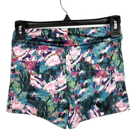 Flo Active Girl’s Floral Short Shorts Size 14 - Picture 2 of 3